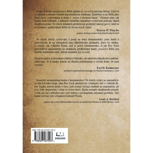 Základy interpretace Bible - Obrázek 2