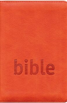 Český studijní překlad Bible, A5 oranžová se zipem